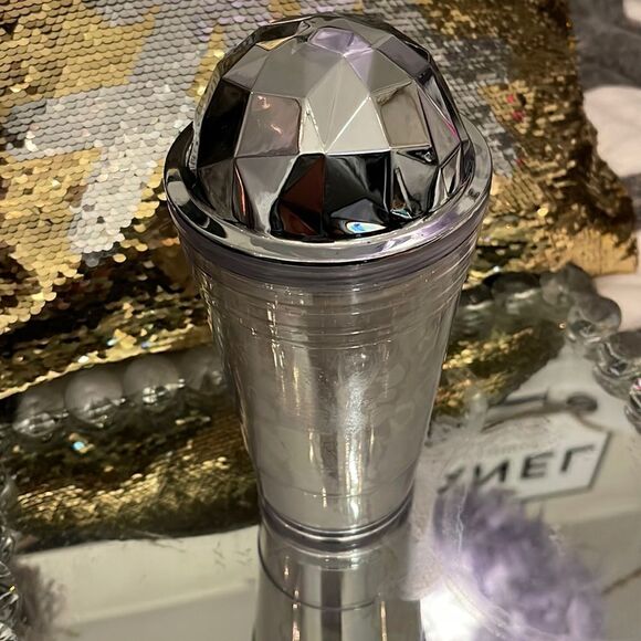 Starbucks 16oz domed disco ball top frappchino cold cup/tumbler - Picture 1 of 7